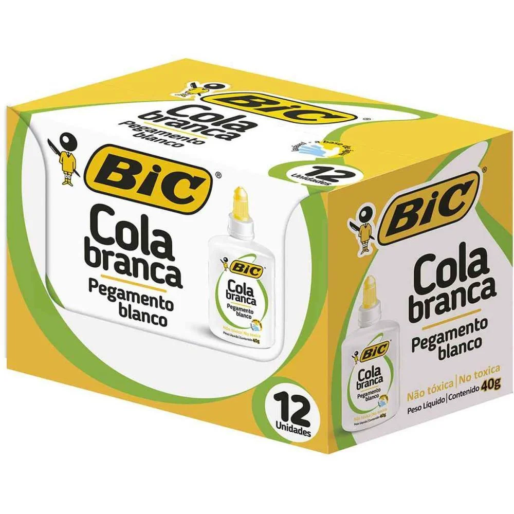 Cola Escolar Bic 40G Bic (Cx.c/12) - imagem 3