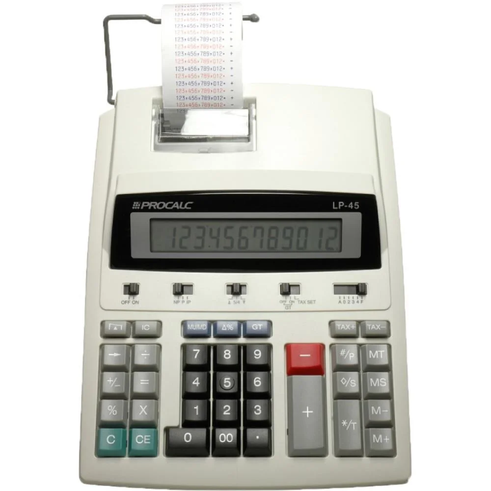 Calculadora De Impressao 12 Dig. Bobina 57Mm 110V/220V Procalc - imagem 3