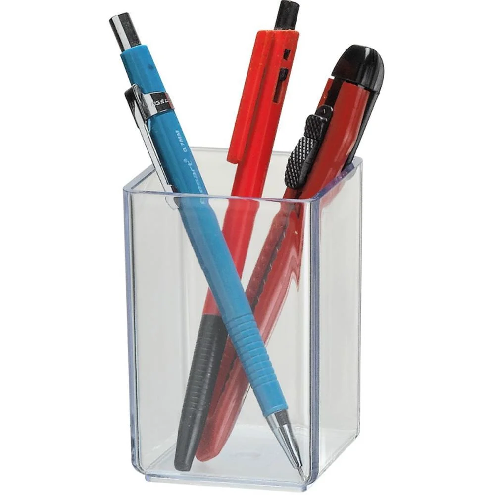 Acessorio Para Mesa Porta Lapis Acrilico Cristal Acrimet (Unidade) - imagem 3