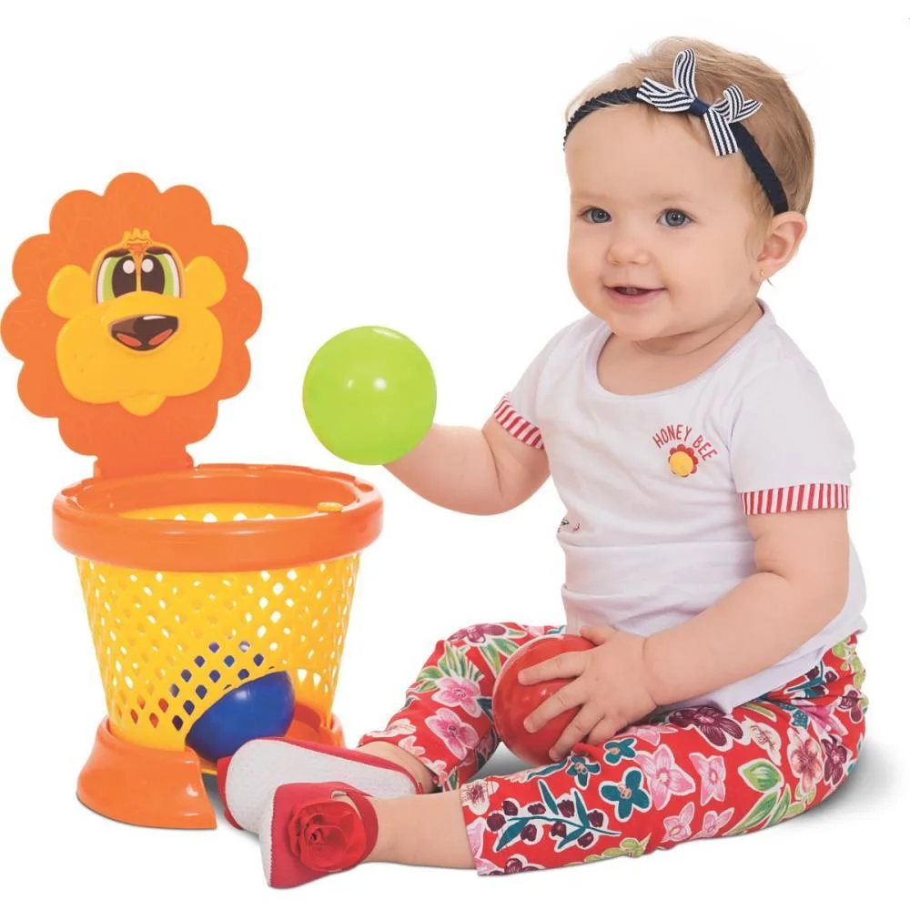 Brinquedo Para Bebe Basket Ball Baby Merco Toys (Unidade) - imagem 6