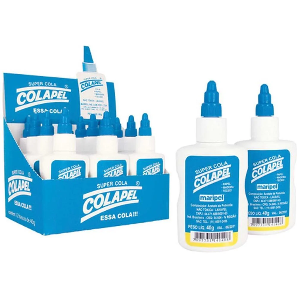 Cola Escolar Colapel 40G Maripel (Cx.c/12) - imagem 2