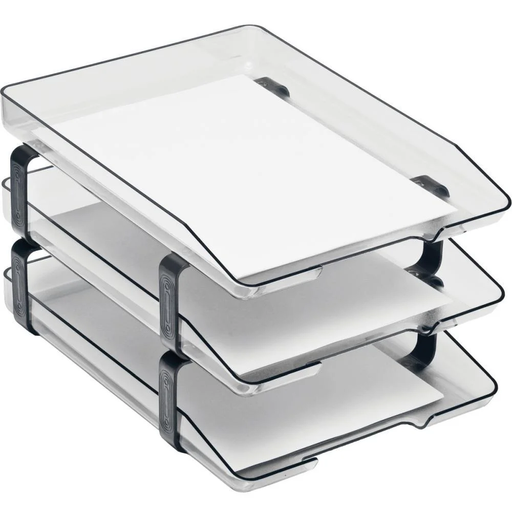 Caixa Correspondencia Tripla Acrilica Classic Cristal Acrimet (Unidade) - imagem 3