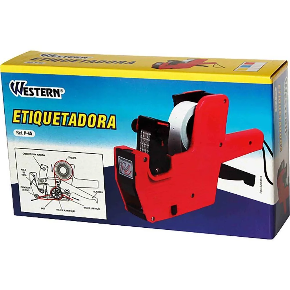 Etiquetadora Plast.c/Ajuste De Numero Media Western (Unidade) - imagem 4