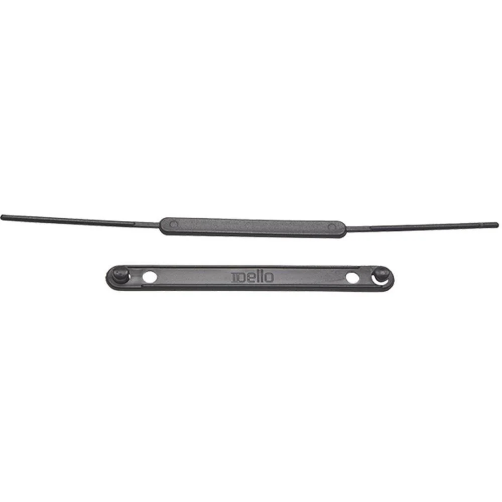 Grampo Trilho Plastico Dellofix Preto Dello (Pct.c/50) - imagem 2