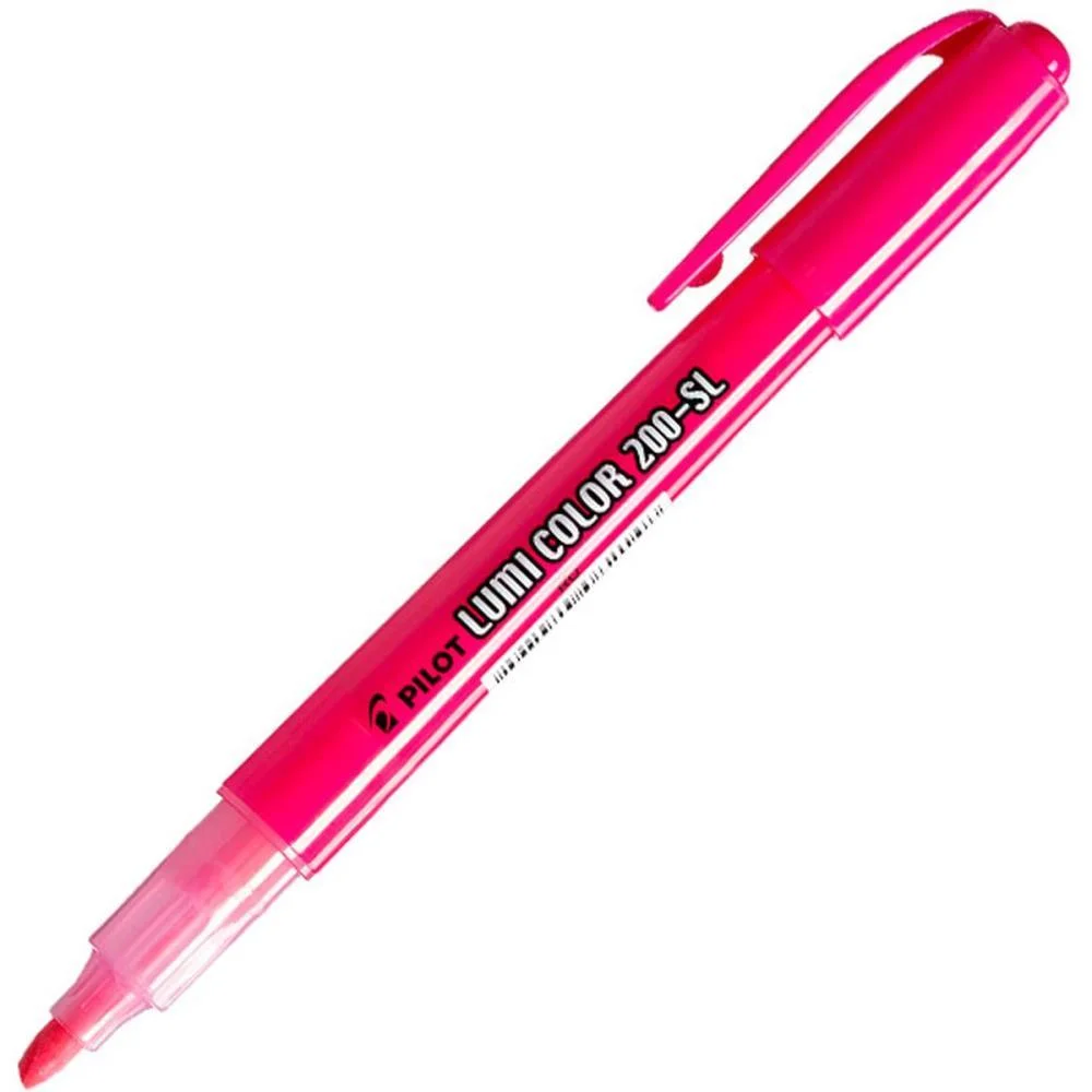 Caneta Marca Texto Lumicolor 200-Sl Rosa Pilot (Cx.c/12) - imagem 2