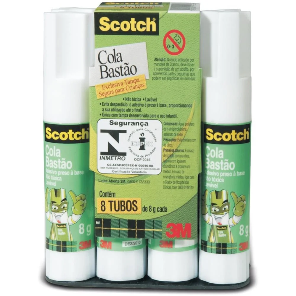 Cola Em Bastao Scotch 08G 3M (Pct.c/08) - imagem 8