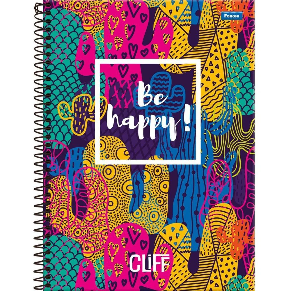 Caderno 12X1 Capa Dura Cliff Feminino 192Fls. Foroni (Pct.c/04) - imagem 4
