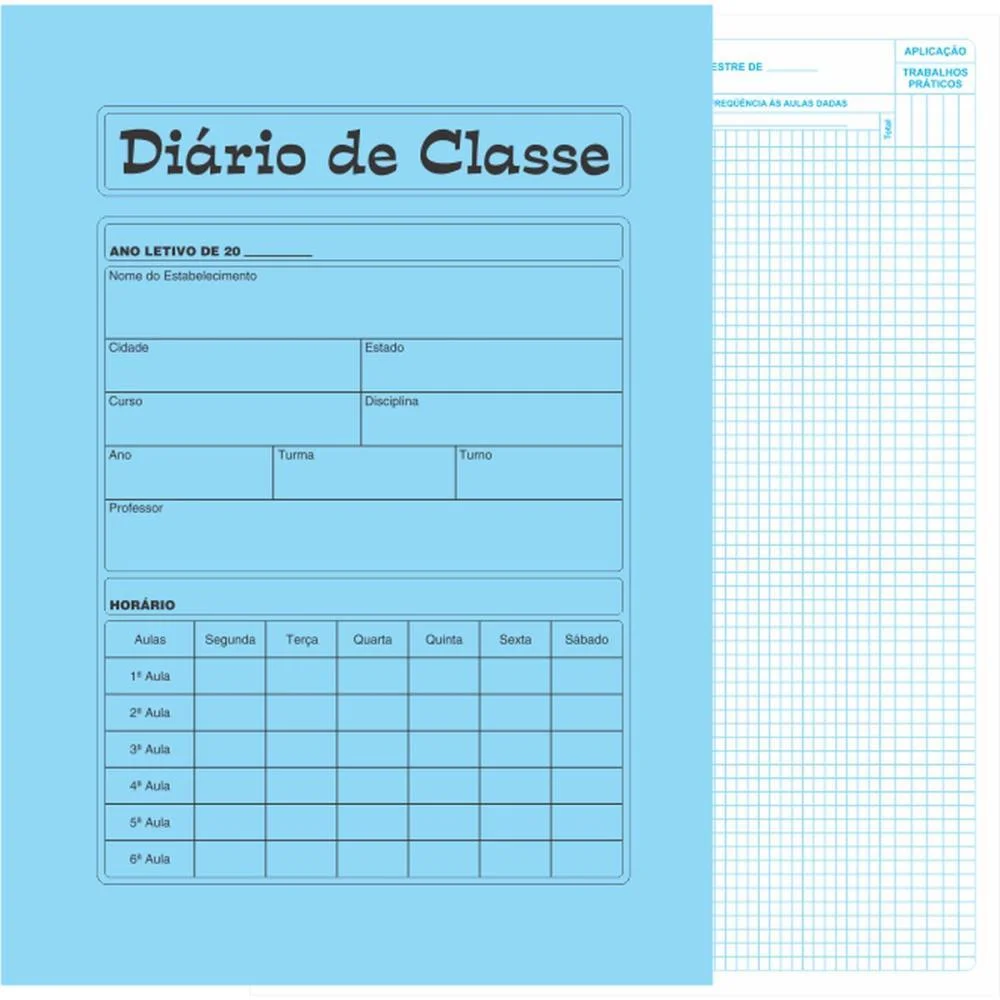 Diario De Classe Bimestral 8F 292X310Mm Tamoio (Pct.c/50) - imagem 2
