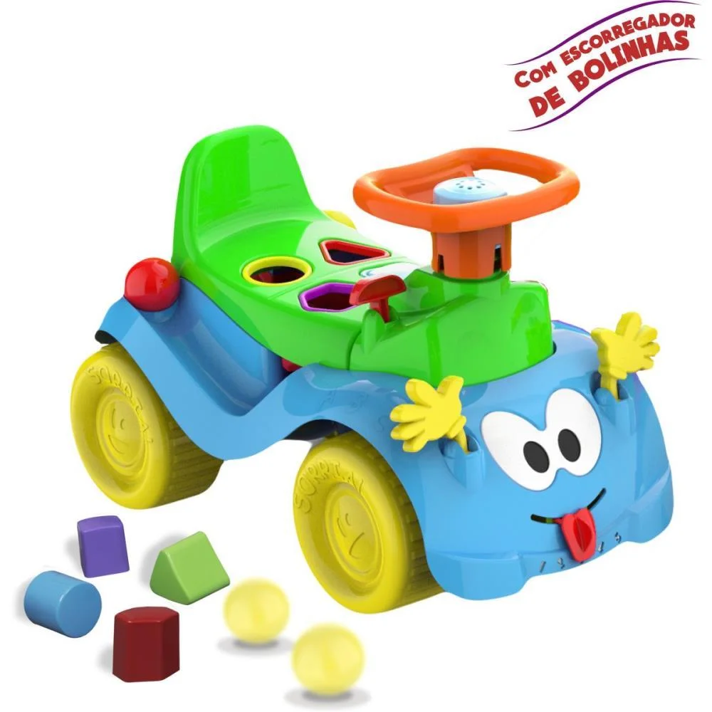Veiculo Para Bebe Totokinha Bolinha Menino Cardoso Toys (Unidade) - imagem 3
