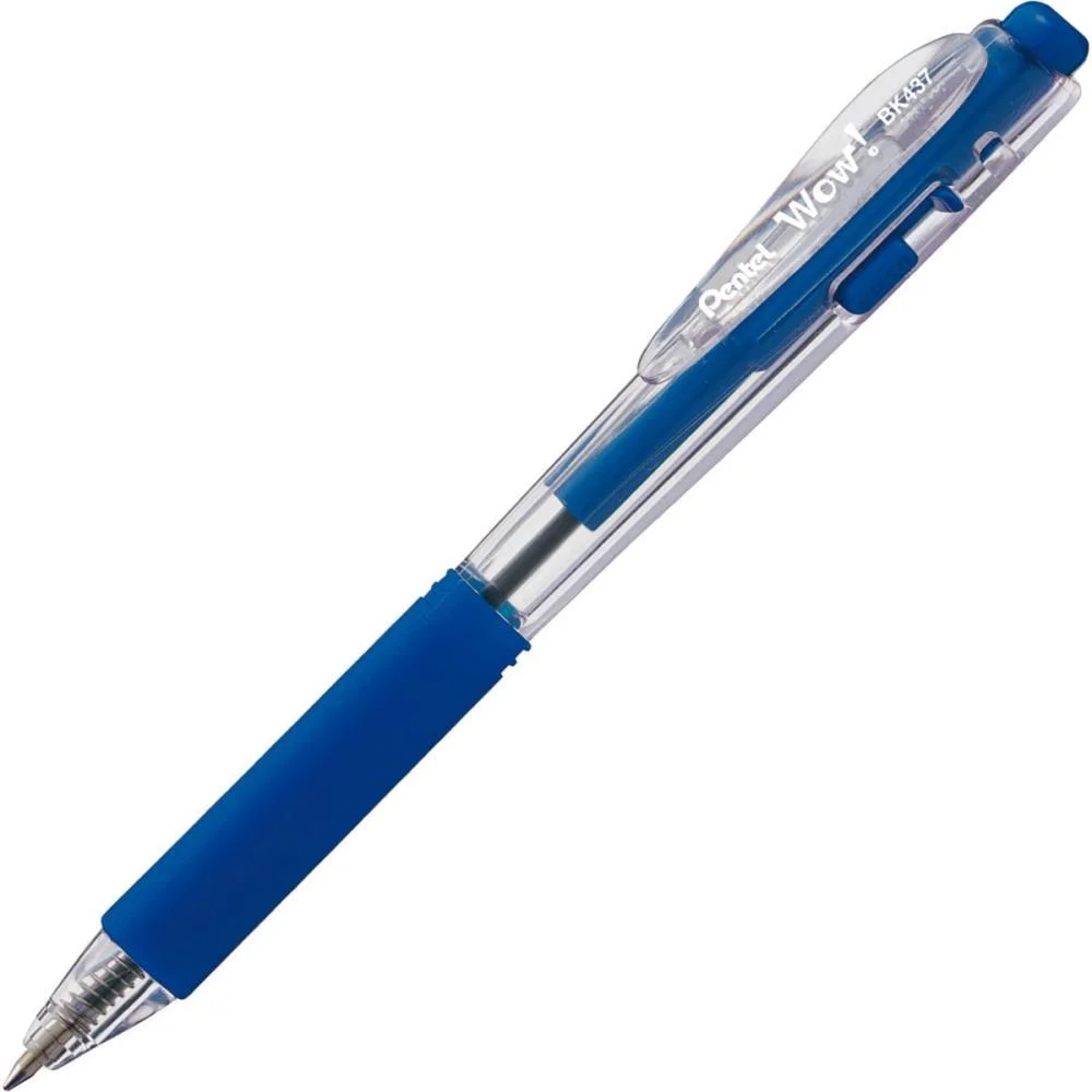 Caneta Esferografica Retratil Wow 0,7Mm Azul Pentel (Cx.c/12) - imagem 2