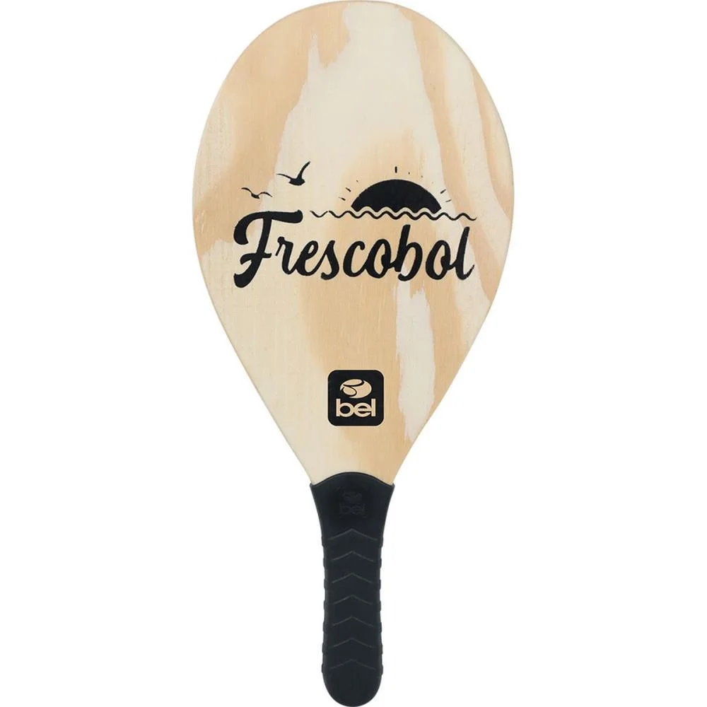 Frescobol Raquete Madeira +Bola Bel (Kit) - imagem 4