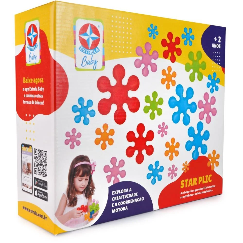 Brinquedo Para Montar Star Plic 30 Pecas Estrela (Unidade) - imagem 3