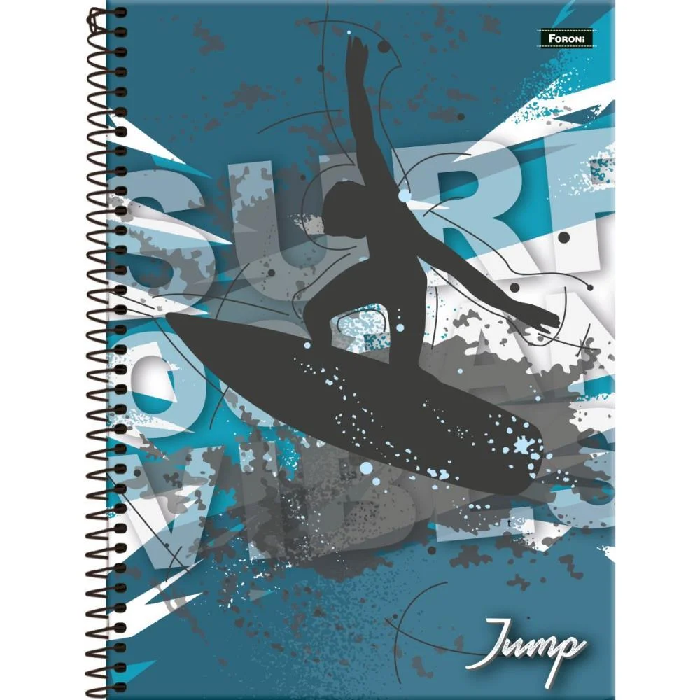 Caderno 20X1 Capa Dura Jump 400 Folhas Foroni (Pct.c/02) - imagem 5