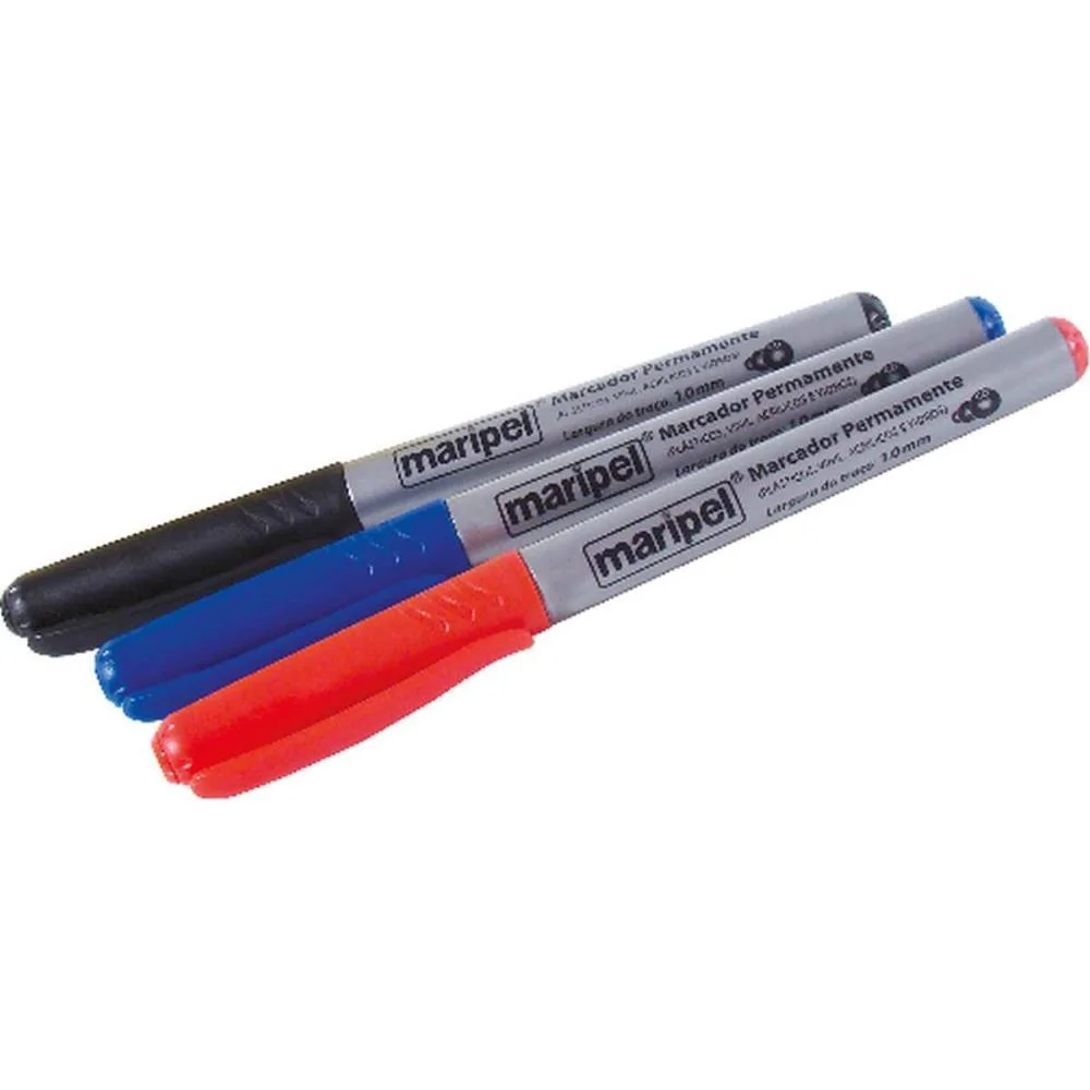 Caneta Para Cd 2.0Mm Azul Maripel (Cx.c/12) - imagem 2