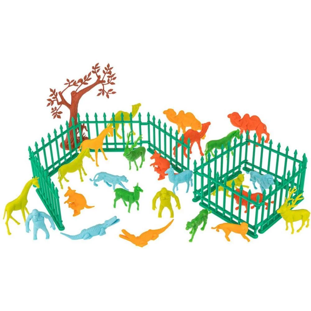 Miniatura Colecionavel Zoologico Playset C/Arvores Gulliver (Balde) - imagem 4