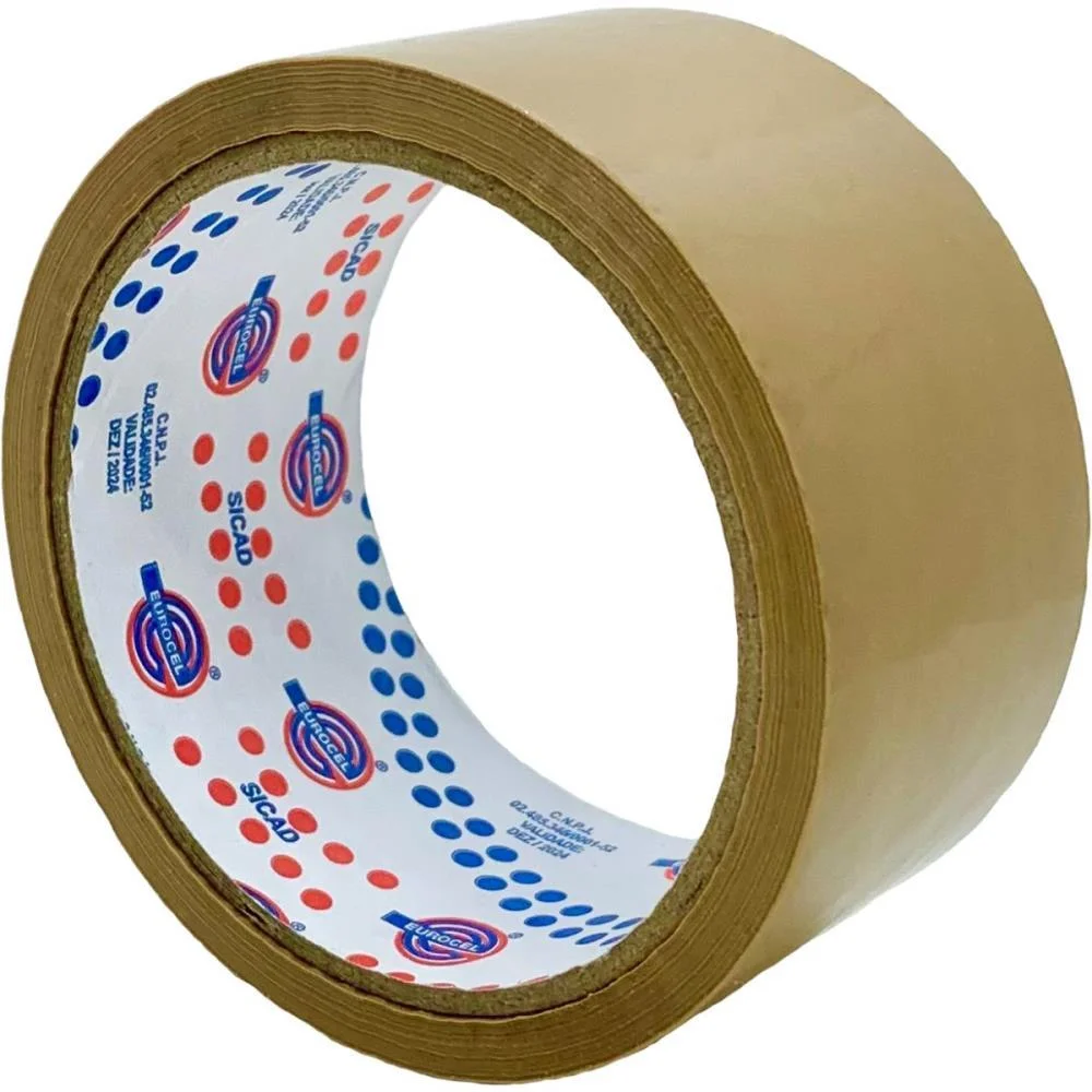 Fita Para Empacotamento Pp 33 45Mmx45M Marrom Eurocel (Pct.c/04) - imagem 5