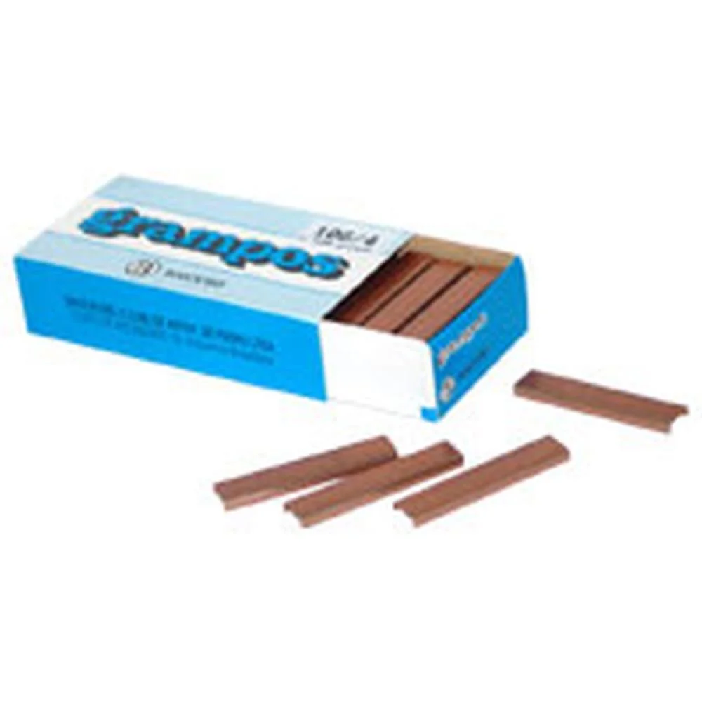 Grampo Para Grampeador 106/4 Aco 4000 Grampos Bacchi (Caixa) - imagem 2