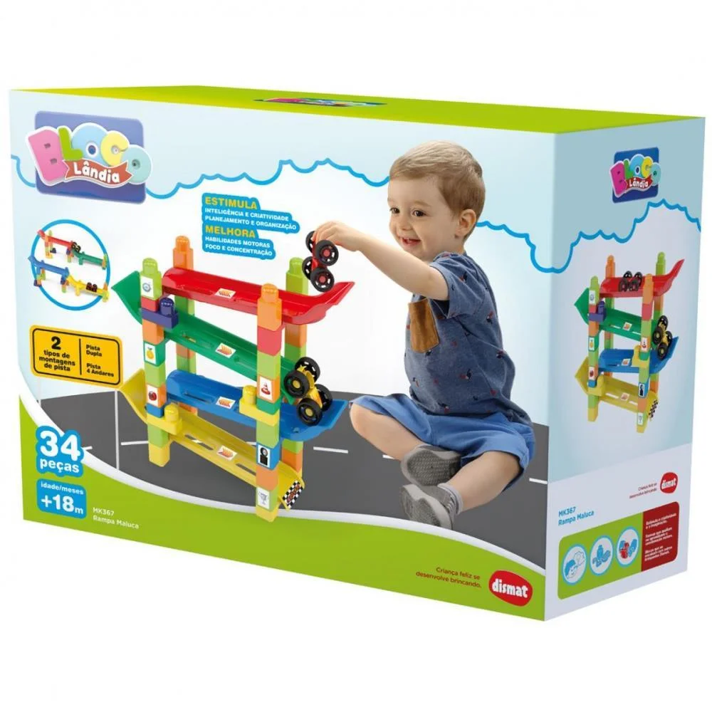 Brinquedo Para Montar Rampa Maluca Dismat (Unidade) - imagem 4