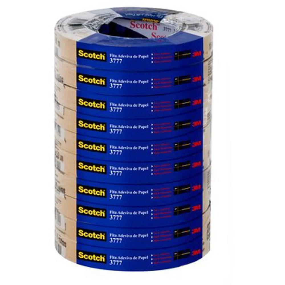 Fita Para Empacotamento Papel Liso 3777 18Mmx50M Marr. 3M (Pct.c/10) - imagem 2