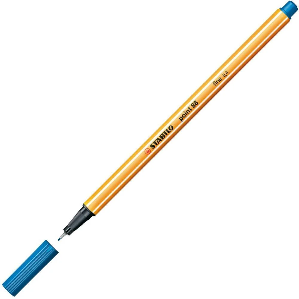 Caneta Stabilo 88/32 Point Azul Royal Sertic (Cx.c/10) - imagem 3