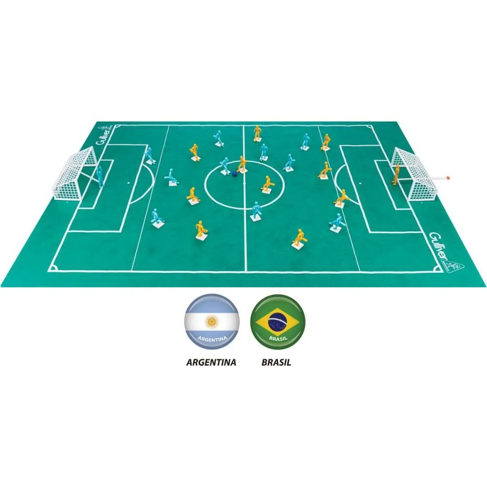 Futebol De Botao Clube Brasil X Argentina Gulliver - imagem 2