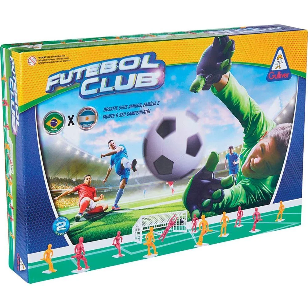Futebol De Botao Clube Brasil X Argentina Gulliver - imagem 4