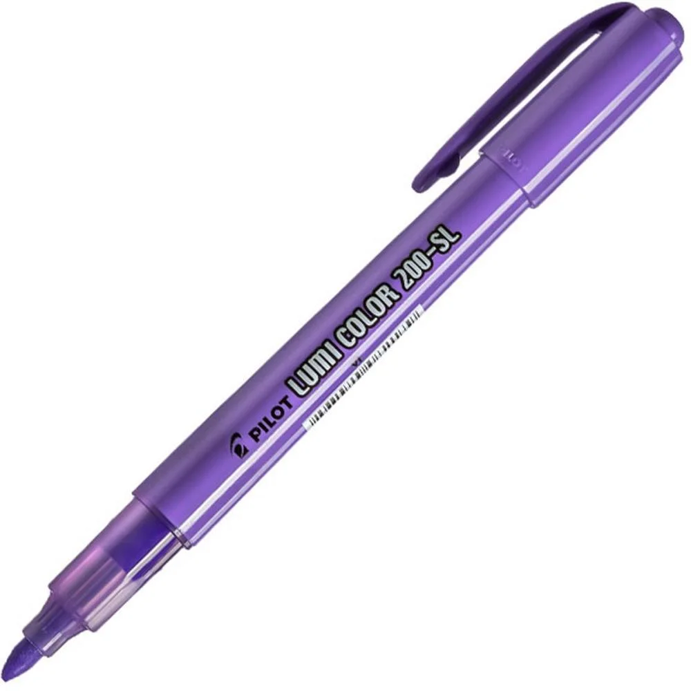 Caneta Marca Texto Lumicolor 200-Sl Violeta Pilot (Cx.c/12) - imagem 3