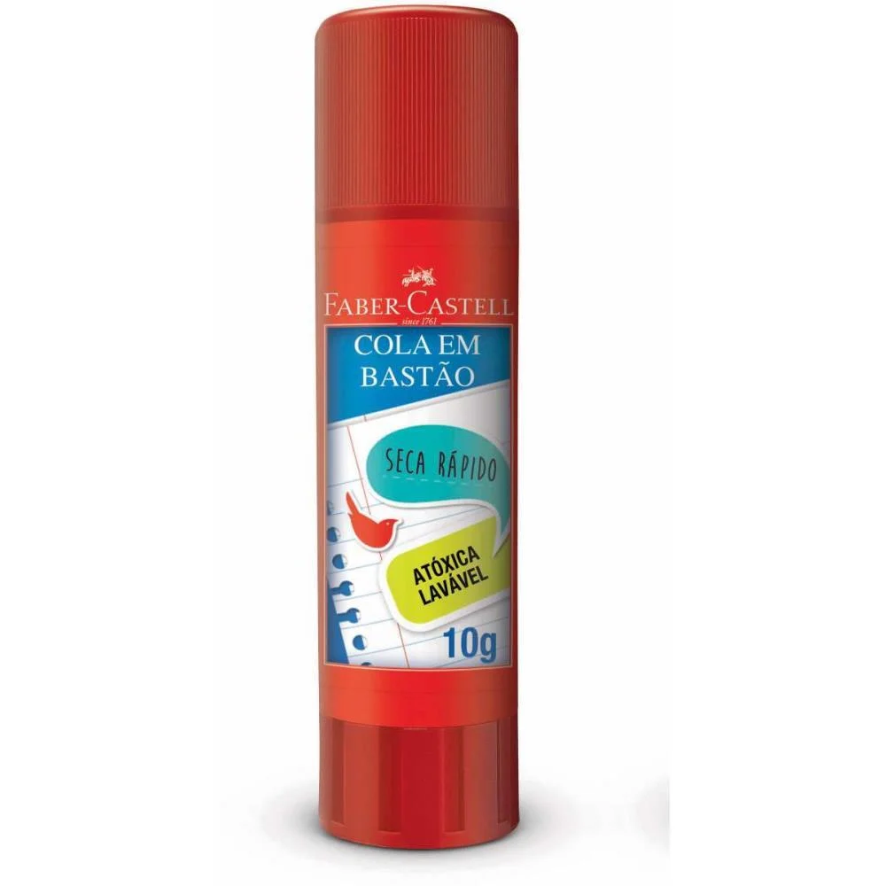 Cola Em Bastao 10G Faber-Castell (Cx.c/10) - imagem 3