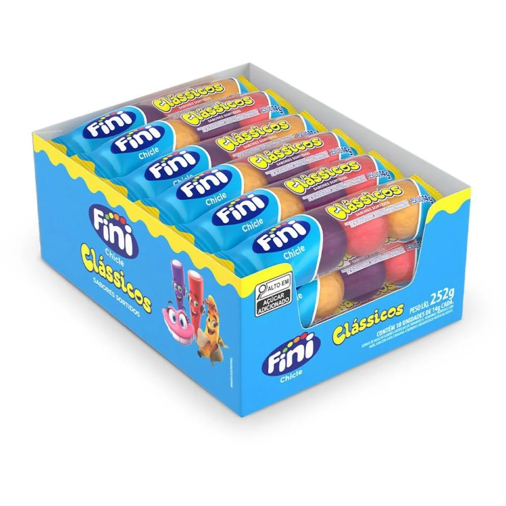 Doce Chicle Classicos 14G Fini C/ 18 Unidades - imagem 3