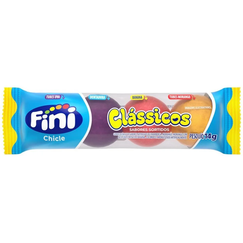 Doce Chicle Classicos 14G Fini C/ 18 Unidades - imagem 4