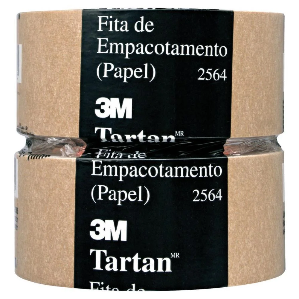 Fita Para Empacotamento Papel Crepado 2564 45Mmx50M 3M (Pct.c/06) - imagem 2
