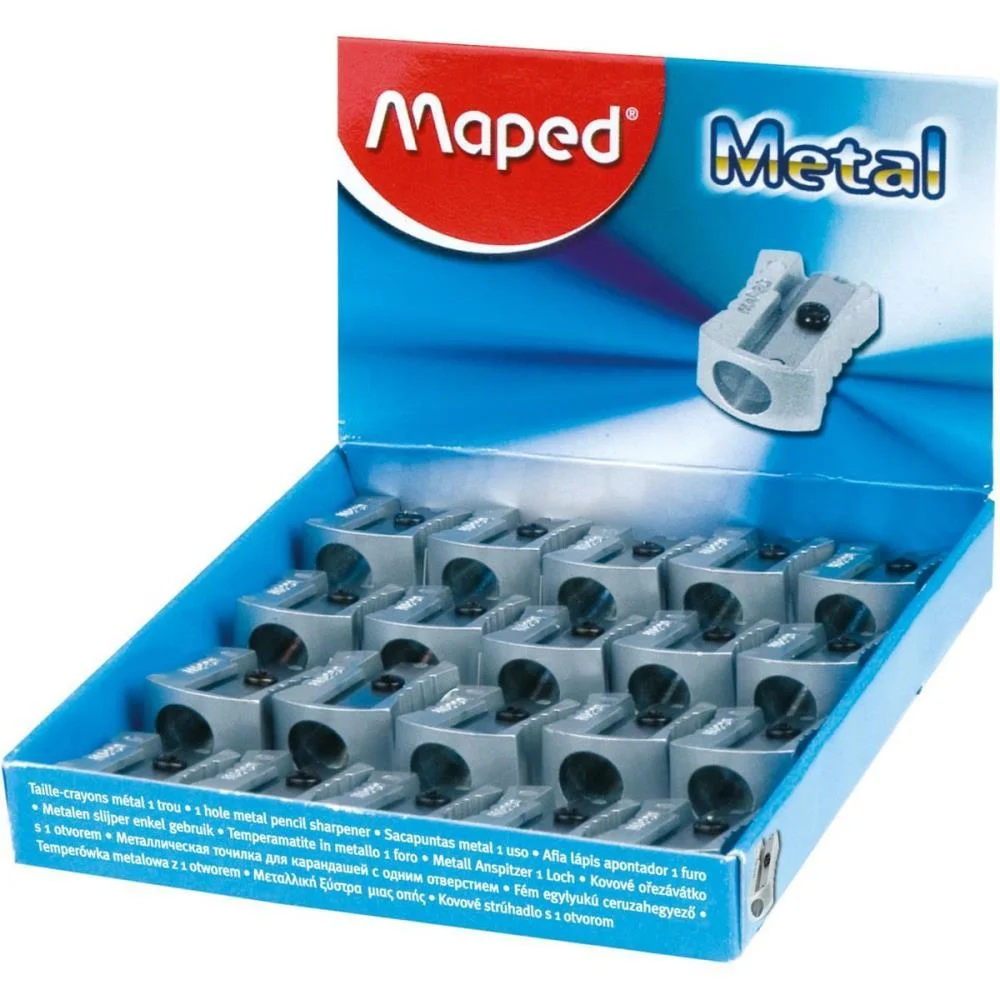 Apontador Sem Deposito Metal Classic 1Furo Maped (Dp.c/20) - imagem 2