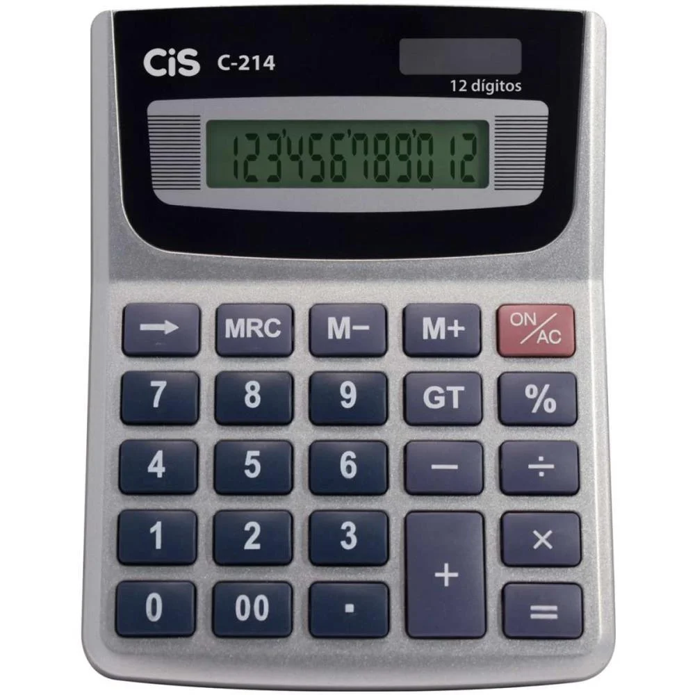 Calculadora De Mesa 12 Dig. Mod.calck C-214 Sertic (Unidade) - imagem 3