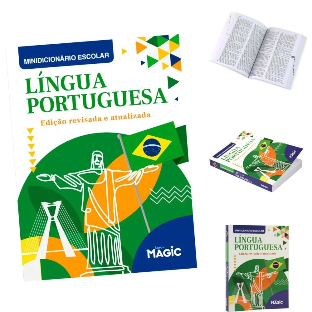 Dicionario Mini Portugues Portugues Nova Ortografia 352P Magic Kids (Unidade) - imagem 2