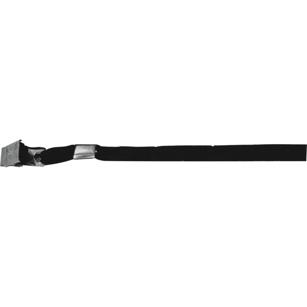 Cordao Para Cracha Tecido Preto C/Presilha Jacare Kit (Pct.c/10) - imagem 4