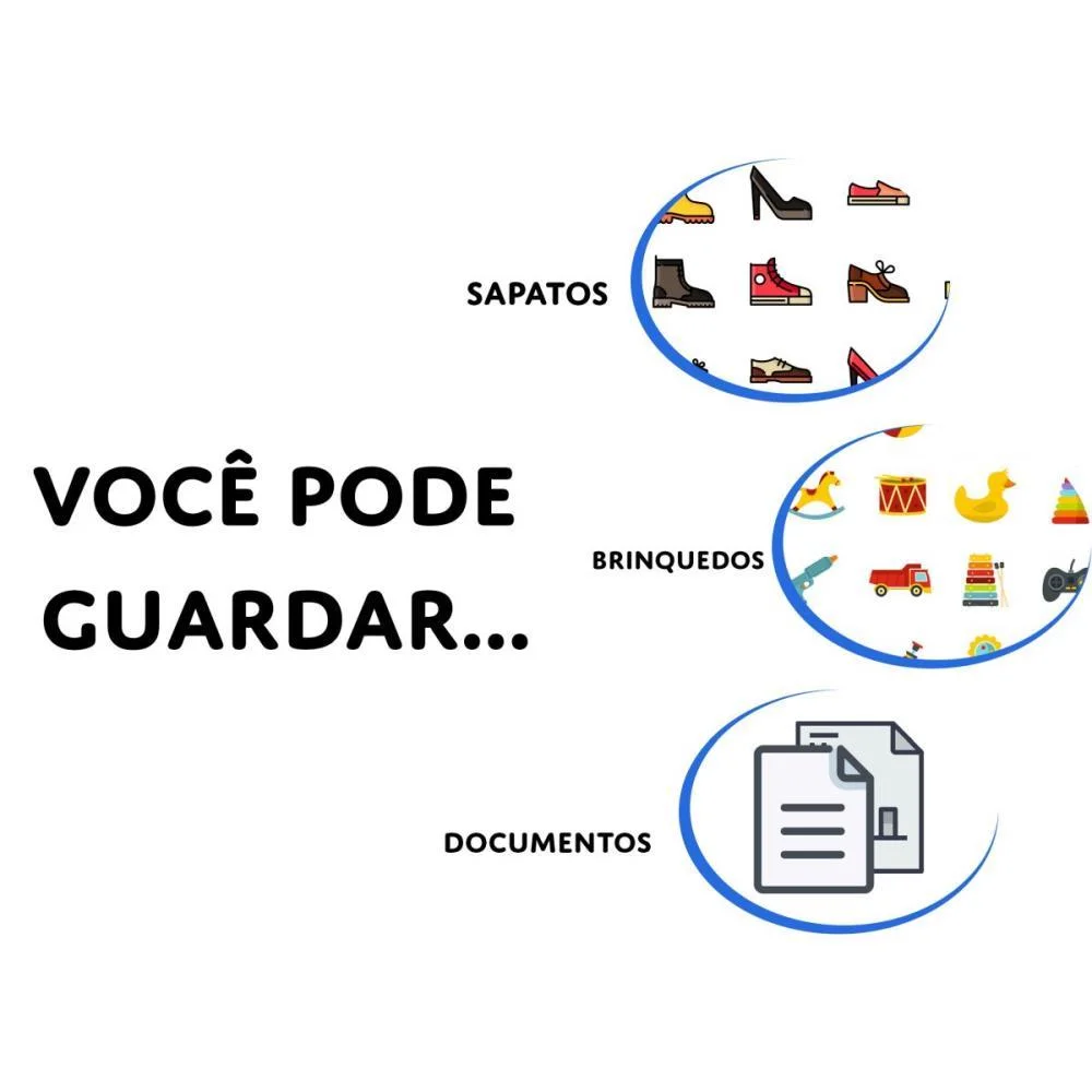 Caixa Organizadora Novaonda Cristal Md 37X28X21 Polibras (Unidade) - imagem 5
