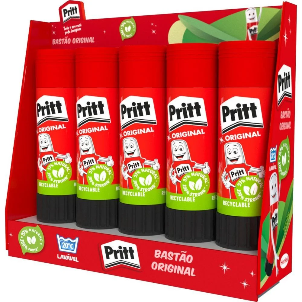 Cola Em Bastao Pritt 40 Gramas Henkel (Pct.c/05) - imagem 2