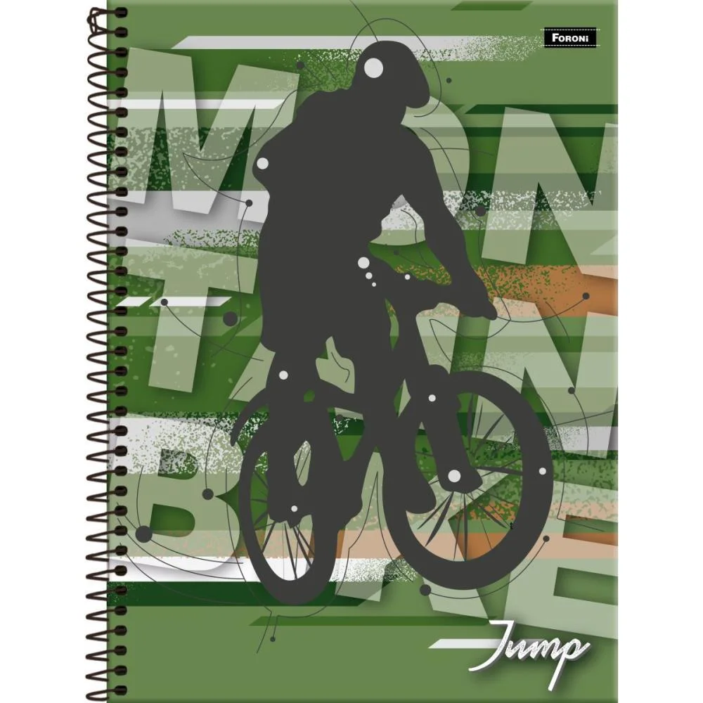 Caderno 15X1 Capa Dura Jump 300 Folhas Foroni (Pct.c/02) - imagem 3