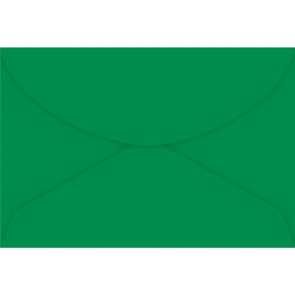 Envelope Colorido Visita Verde Escuro Color Plus 80G. Foroni (Cx.c/100) - imagem 3