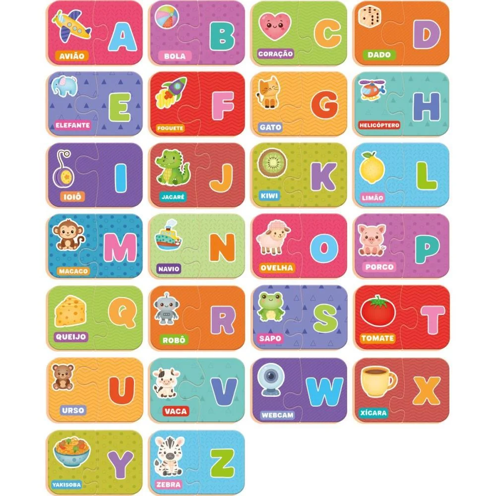 Brinquedo Educativo Be A Ba Descobrindo Alfabeto Nig Brinquedos (Unidade) - imagem 5