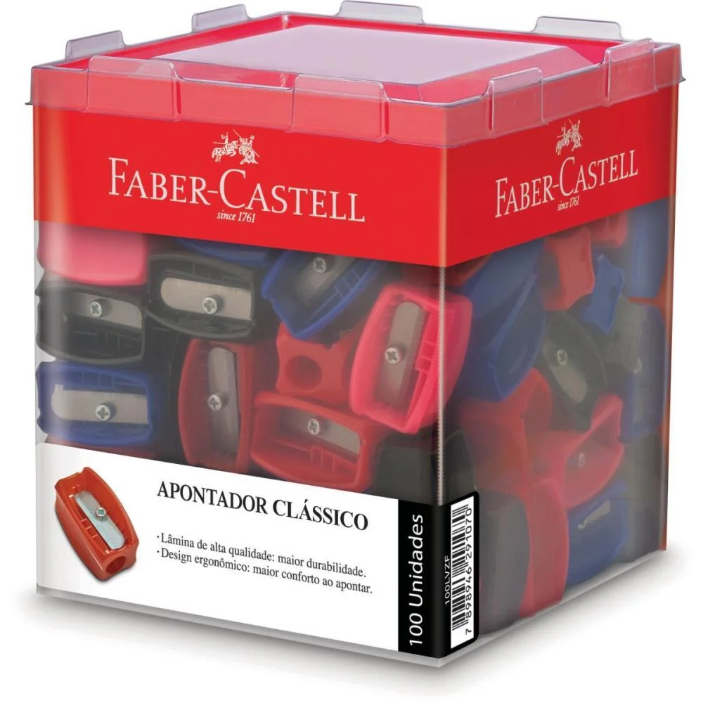 Apontador Sem Deposito Simples Classico Faber-Castell (Dp.c/100) - imagem 3