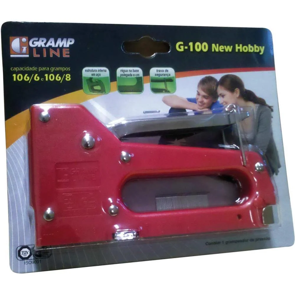 Grampeador Tapeceiro G-100 Profissional Industrial Gramp Line (Unidade) - imagem 4