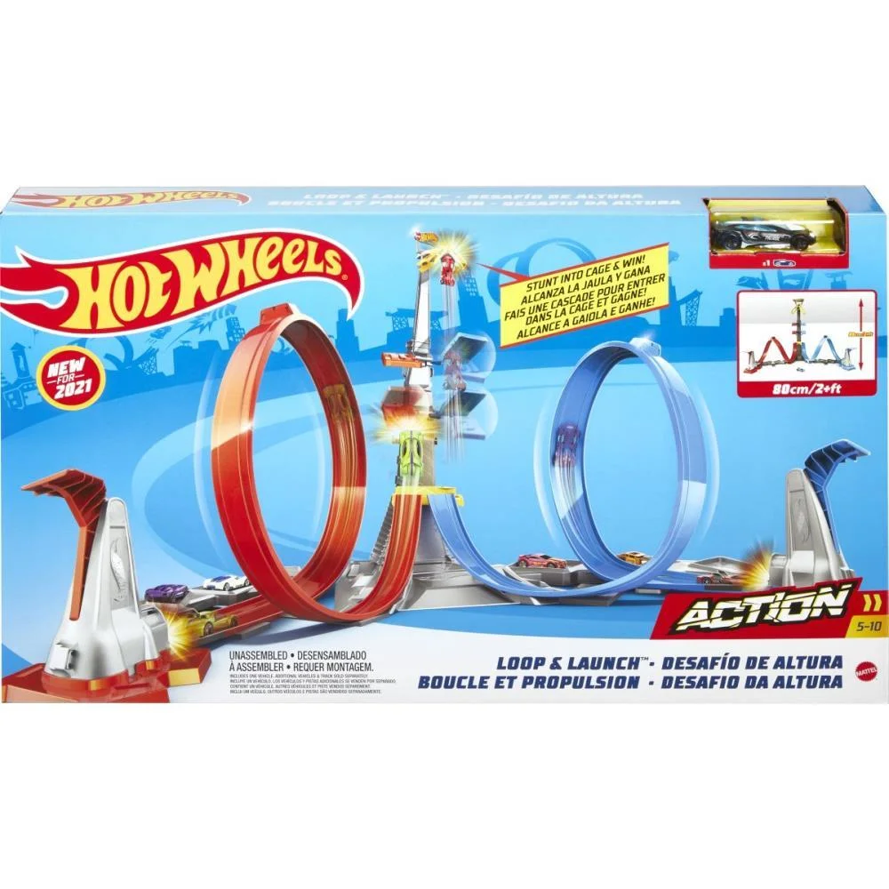 Hot Wheels Pista Action Desafios Das Alturas Mattel (Unidade) - imagem 4