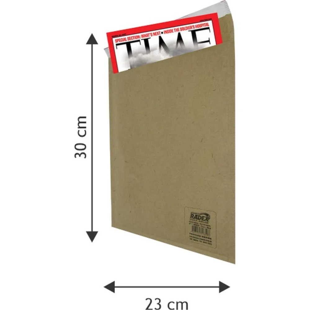 Envelope Bolha Postbolha Papel Kraft N7 23X30 Radex (Pct.c/05) - imagem 3