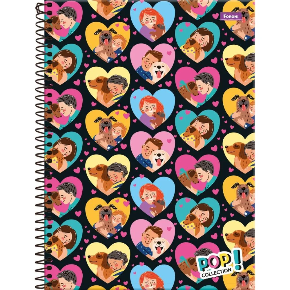 Caderno 15X1 Capa Dura Pop Collection 300 Folhas Foroni (Pct.c/02) - imagem 5