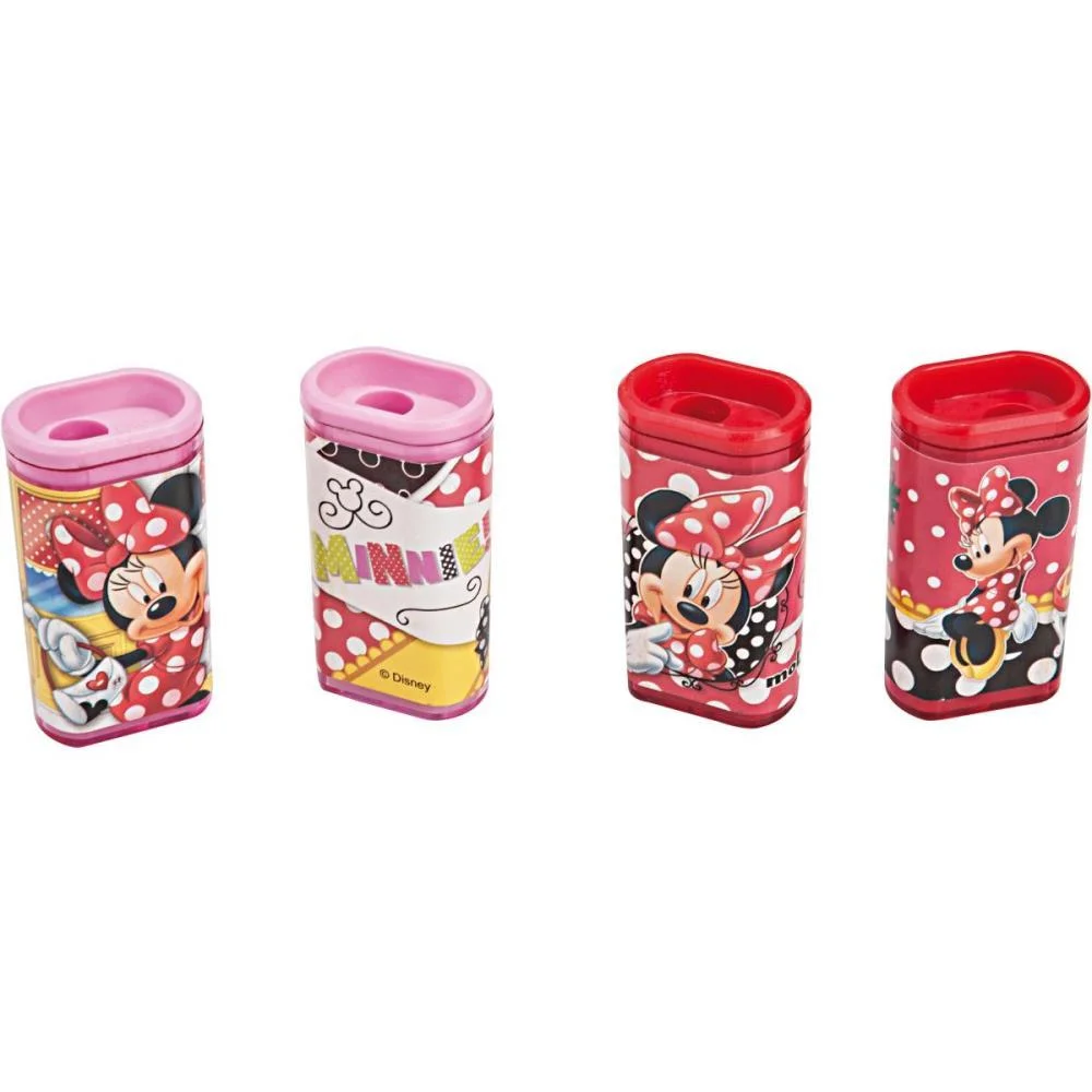 Apontador Com Deposito Decor. Minnie 1 Furo Sortidos Molin (Pote-36) - imagem 4