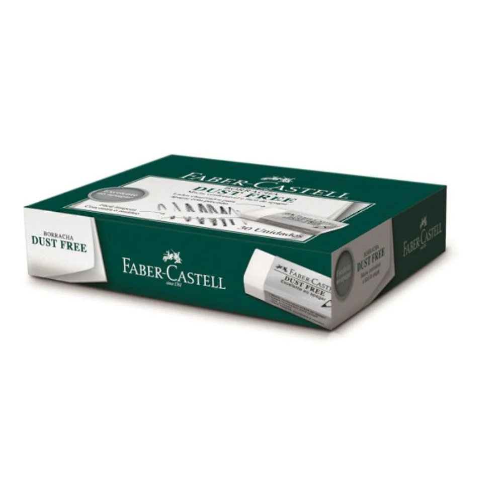 Borracha Branca Dust Free Pequena Faber-Castell (Cx.c/30) - imagem 3