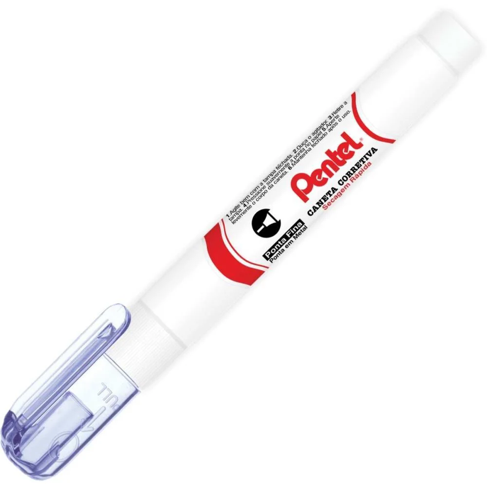 Caneta Corretiva 4,2 Ml Metal Pentel (Cx.c/12) - imagem 3