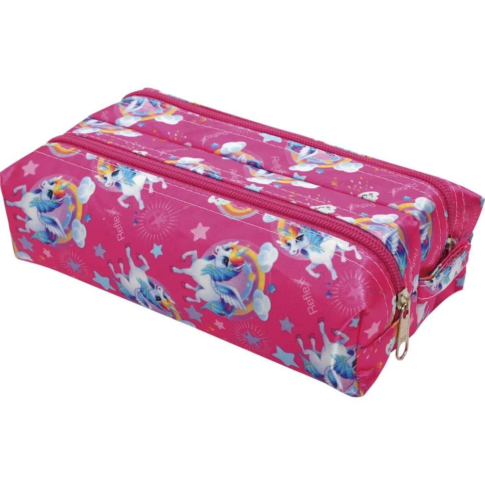Estojo Duplo Feminino Cetim Sortido Reflex (Pct.c/04) - imagem 3