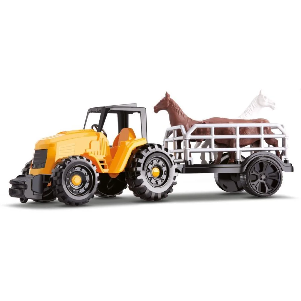 Trator Farm Work Boiadeiro 34Cm. Sort Orange Toys (Unidade) - imagem 4